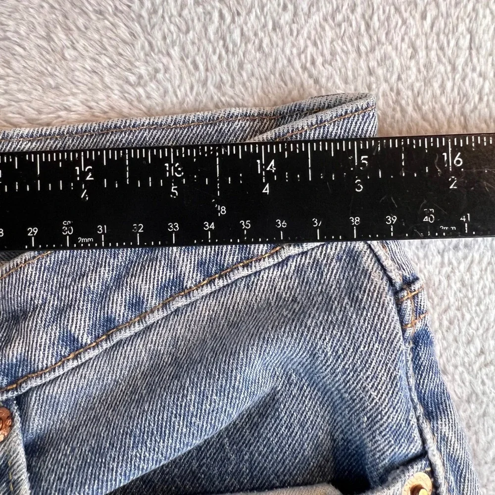 Levis Premium 514 Mens Distressed Denim Shorts Blue Medium Wash 30 00514-1010